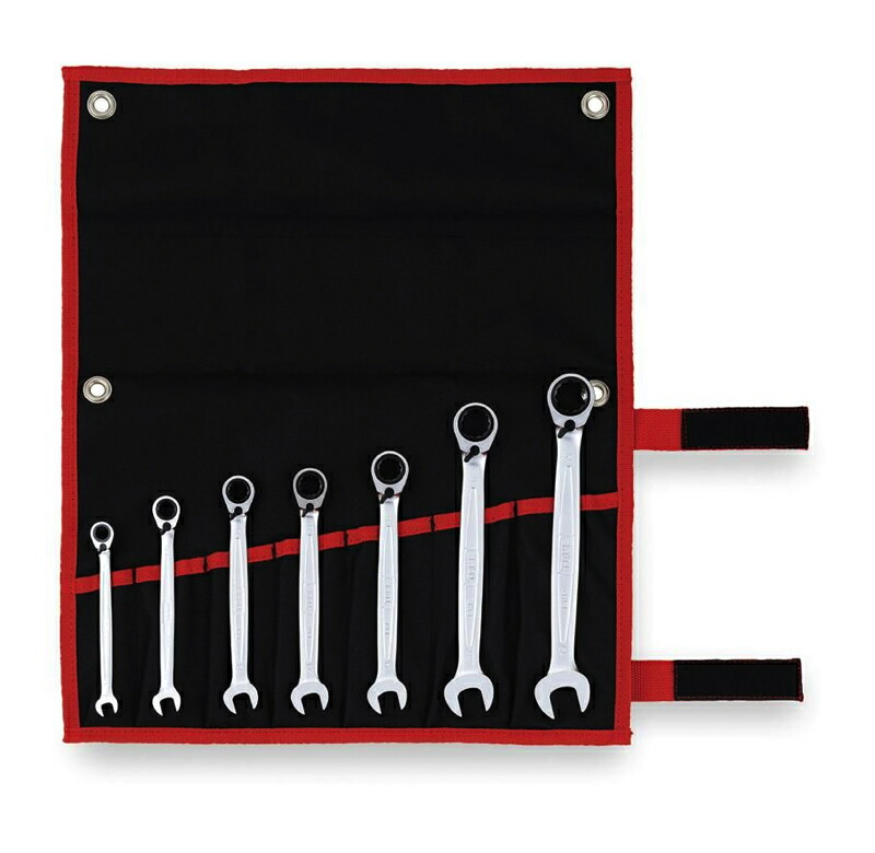 TONE 切替式ラチェットめがねレンチセット 7pcs RMR700