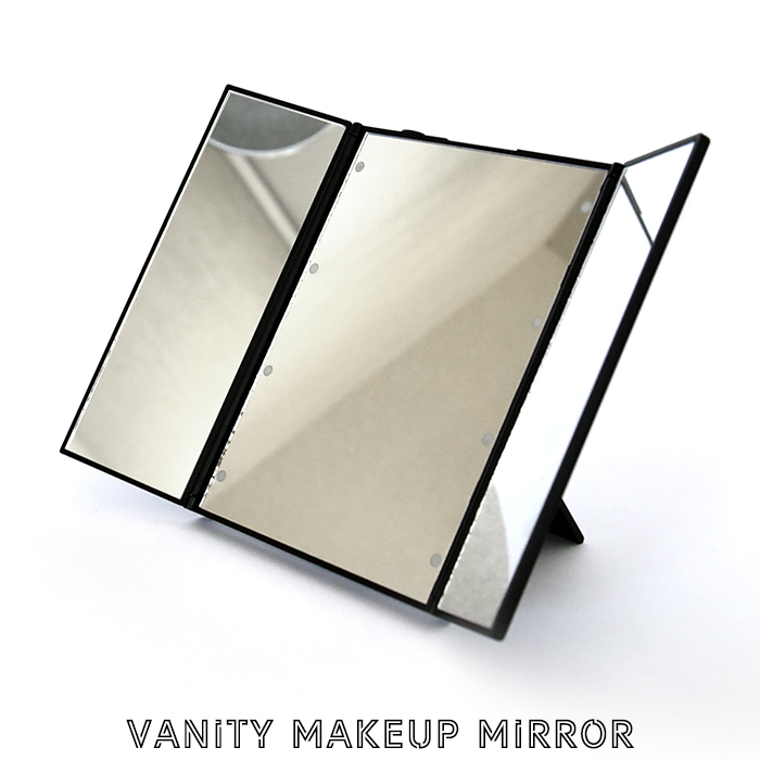 Monica Monika With S Compact Triple Mirror Desk Toilet Mirror
