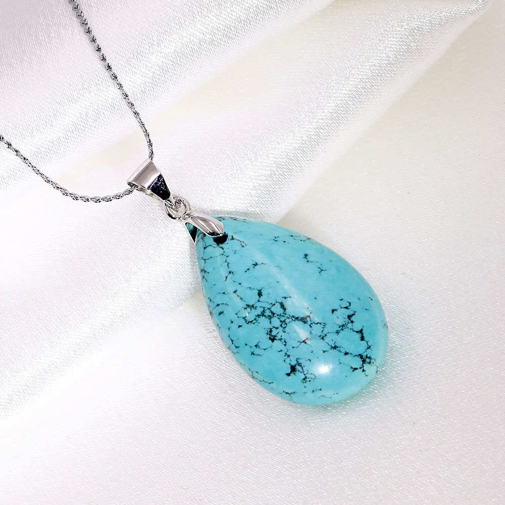 楽天市場】ナチュラルターコイズ ペンダントトップ チベット産 天然石