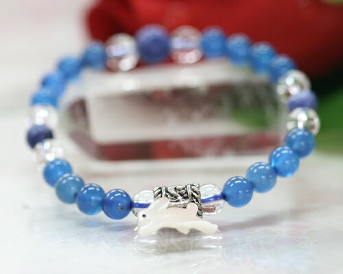 楽天市場】うさぎ ブレスレット パワーストーン ブレスレット ソーダ