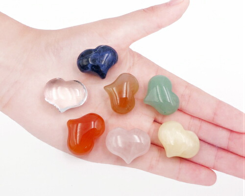 楽天市場】天然石 ばら売り ローズクォーツ ハート 穴あきハート型