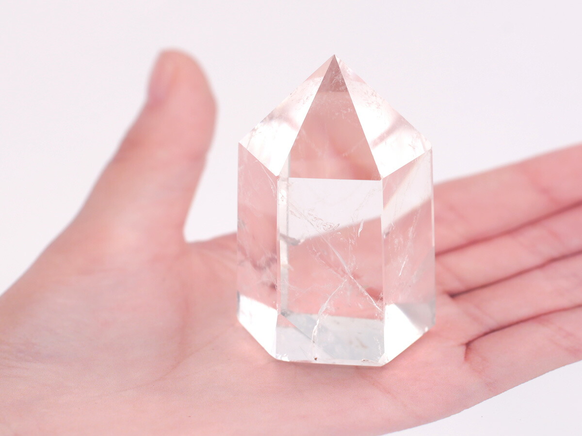 楽天市場】水晶 クリスタル クォーツ 天然 研磨ポイント 5本セット