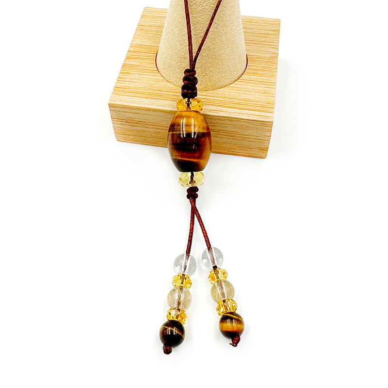 楽天市場】天然石ストラップ 5A級 タイガーアイ 虎目石