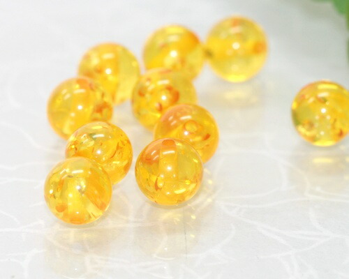 石流通センター 丸ビーズ 花琥珀 14mm (ブレスレット約1本分) 天然石 パワーストーン 石流通センター 丸ビーズ 檀香樹(だんこうじゅ) 8mm (ブレスレット約1