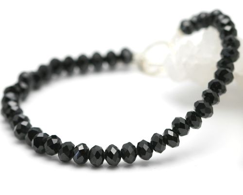 楽天市場】ブラックスピネルAAA8mm ブレスレット 天然石