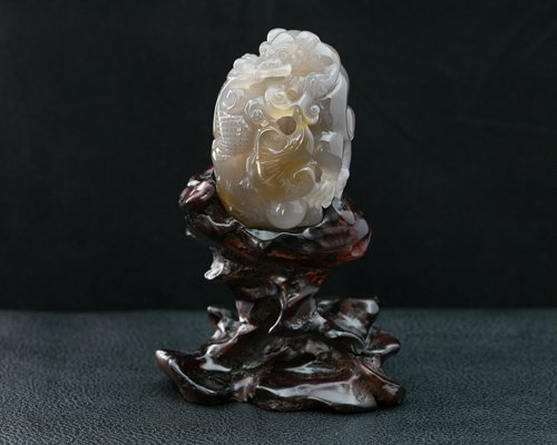 楽天市場】天然石瑪瑙置物|メノウ 貔貅|亀|ヒキュウ置物