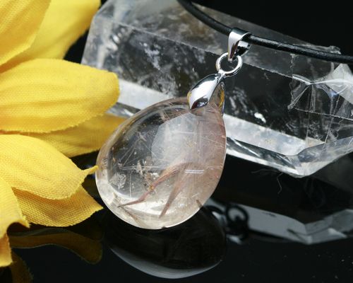 楽天市場】ルチルクォーツ ペンダント ネックレス ダブルポイント 両剣