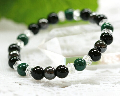 Kouunoisi Malachite Onyx Hemae Crystal Bracelet Bracelets Malachite Onyx Hemae Crystal Bracelet Bracelets Kids Natural Stone Children Charm