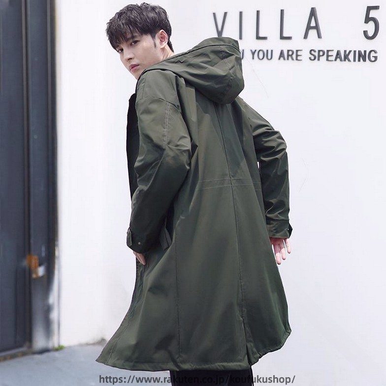 メンズ 流行り物 春夏 秋冬 オシャレ かっこいい モテ 成人男性用 成人男性服 服 韓国 分かりやすい 成年者 秋 真っただ中丈 膝丈 ゆったり 上衣 厚地の外套 上衣