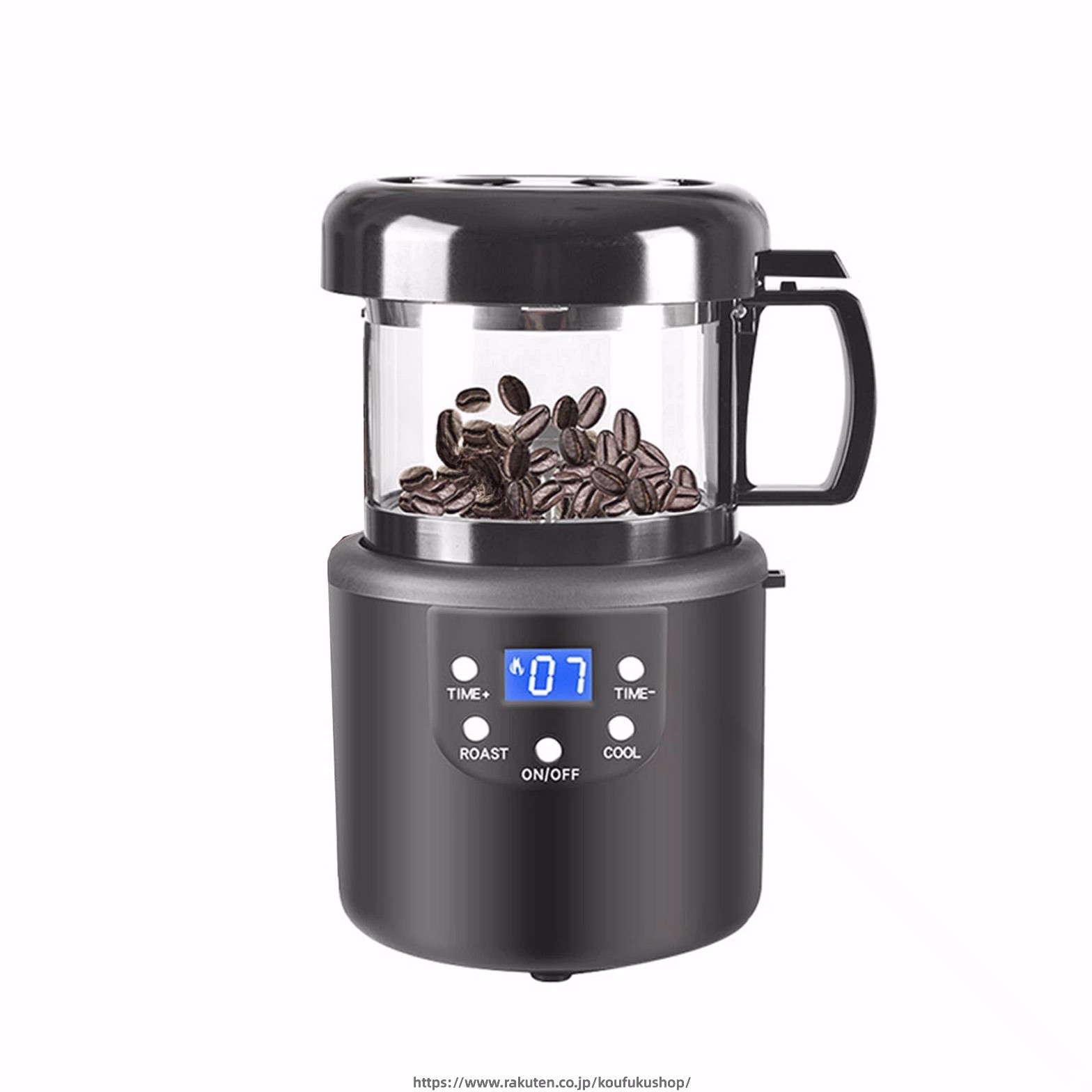 珈琲豆焙煎機 身寄り用エアコーヒーロースター タイマー焙煎 熱する送風合わせる能力のある パウダーコンパクト大きさ 卓上焙煎機 挽き豆相応う 高性能焙煎とり備える
