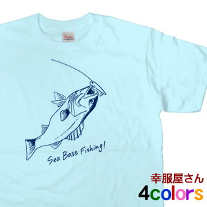 楽天市場 釣り Sea Bass シーバスtシャツ 半袖 ルアーフィッシングtシャツ スズキ 父の日のギフト プレゼント オリジナル Rf02 Koufukuyaブランド 送料込 送料無料 おもしろtシャツ プレゼント幸服屋