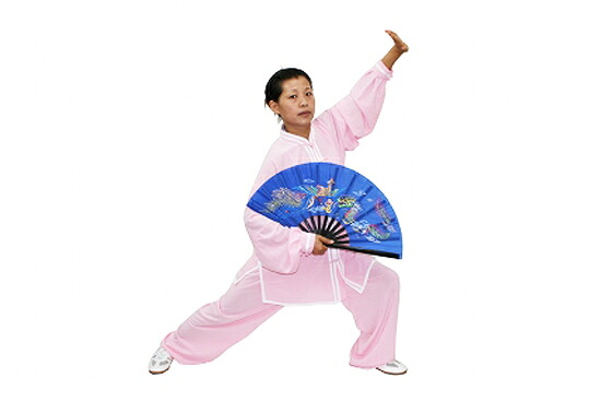 【太極拳】【服】ピンクシルク綿レース太極拳表演服 6,092円
