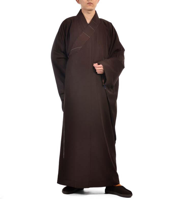 非常に珍しい仏教服！ドレープ和尚服　亜明紗海青僧服｜黄河文化店