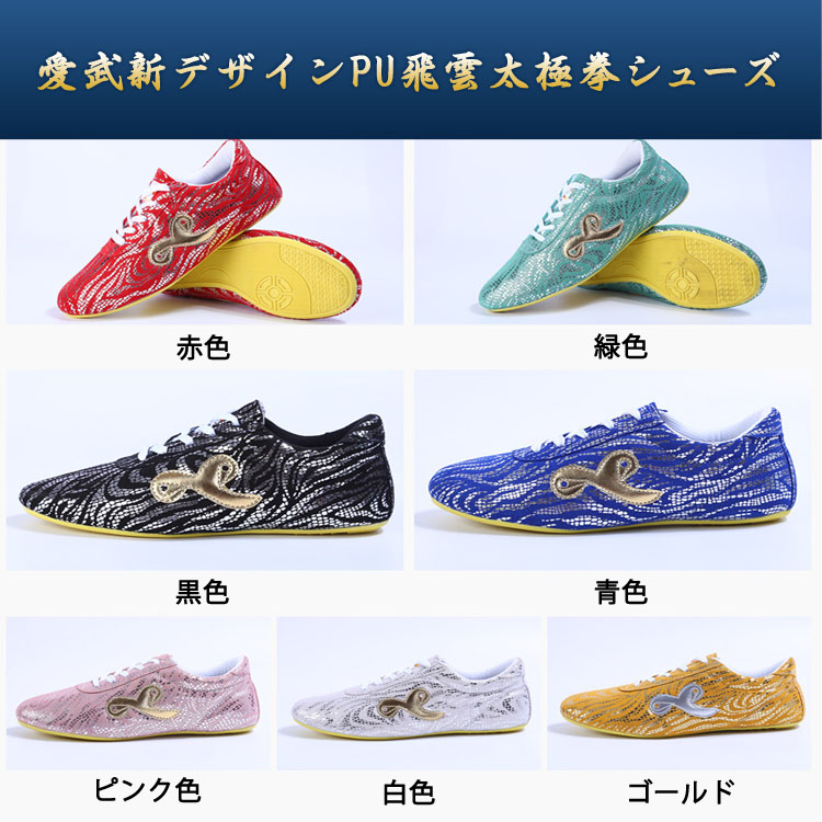 愛武新ひな形PU飛雲太極拳シューズ