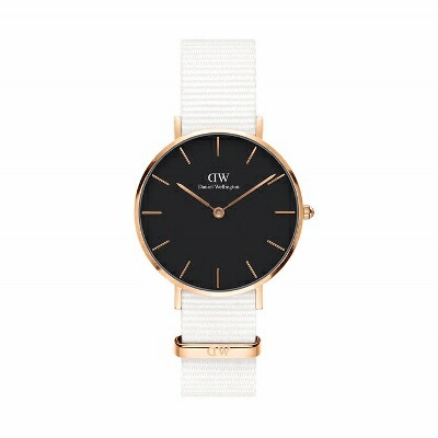 腕時計 ダニエル ウェリントン 32mm Daniel Wellington DW Classic Black Dover クラシック ブラック ドーバー DW00100312 DW00600312 ステンレス ナイロン ベルト ホワイト ブラック ローズゴールド レディース 女性 ギフト プレゼント 新品 送料無料