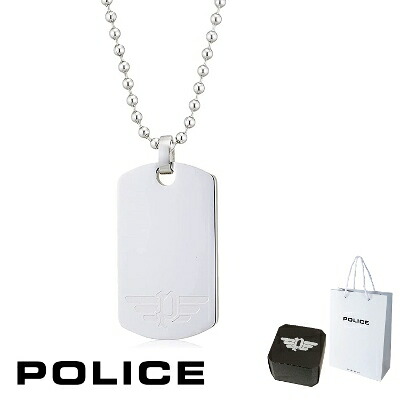 ネックレス ポリス POLICE ICARUS II イカロス 2 GN0009401 ペンダント ネックレス ステンレス 316L サージカルステンレス プレート シルバー メンズ 芸能人 着用 モデル カタログ 掲載 男性 ギフト プレゼント 新品 正規品