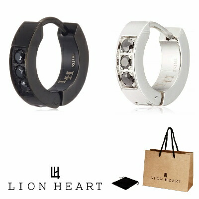 楽天市場】ピアス ライオンハート LION HEART ステンレス ペア