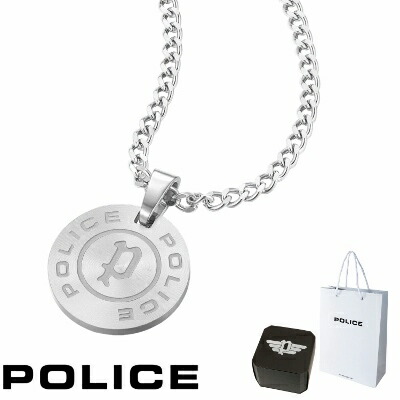 ネックレス ポリス POLICE PONTEVEDRA2 ポンテベドラ2 GN0009601 ペンダント ネックレス ステンレス 316L サージカルステンレス コイン シルバー メンズ 芸能人 着用 モデル カタログ 掲載 男性 ギフト プレゼント 新品 正規品|光雅晶