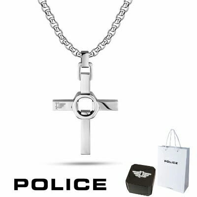 ネックレス ポリス POLICE CROSSED OUT クロストアウト GN2211311 クロス ペンダント ネックレス ステンレス 316L サージカルステンレス シルバー メンズ 芸能人 着用 モデル カタログ 掲載 男性 ギフト プレゼント 新品 正規品