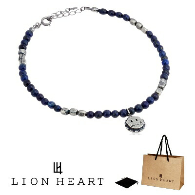 ボビーソックス 百獣の王ハート型 LION HEART 1AN039D0LP ビーズアンクレット LEO レオ 百獣の王 画題 青碧 ラピスラズリ 金管楽器 メンズ 成人男性 差し上げ物 差し上げ物 生まれ落ちる日 クリスマス バレンタイン 祝賀会 貨物輸送無料 定め事品