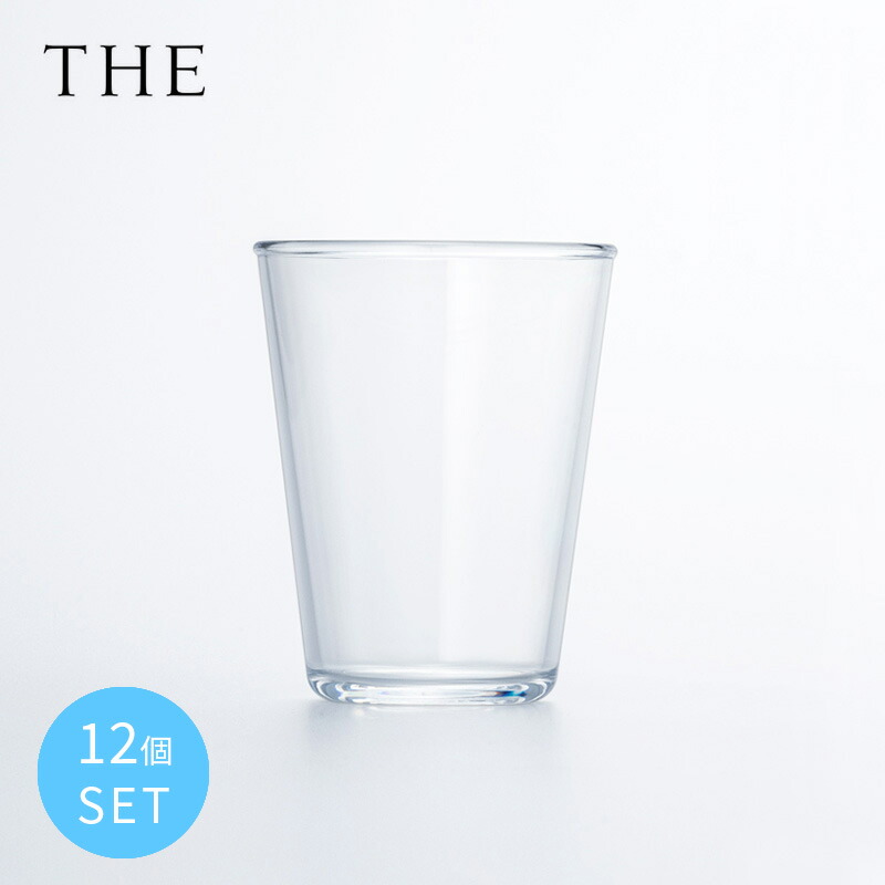 THE UNBREAKABLE GLASS CLEAR SHORT 240ml 12個仕掛ける 水飲み 水飲み 割れない 壊れない 日本製