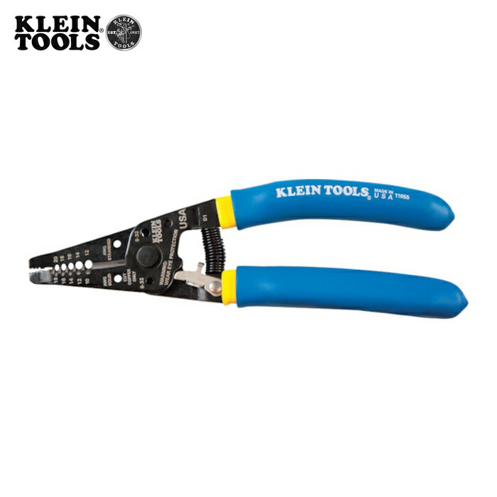 KLEIN TOOLS 11055 ワイヤーストリッパー 180mm(単線・より線対応) (1丁)