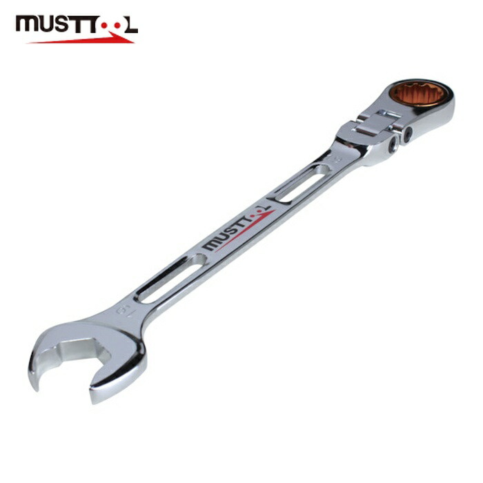 MUST TOOL マストツール 12451 ダブルフレキ軽量ギアレンチ 21mm IM-DFGK21 (1丁)