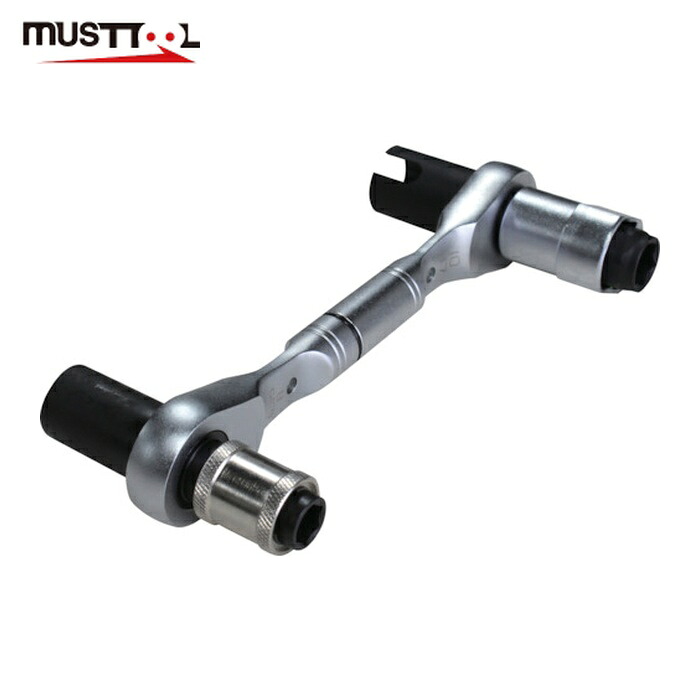 MUST TOOL マストツール 12464 8機能スイベルグリップ ノンスリップレンチ ショートタイプ (1丁)