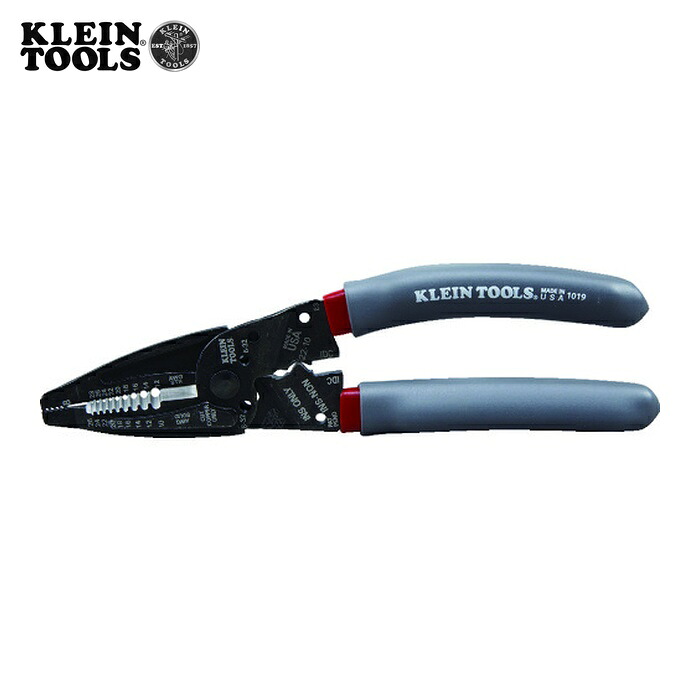 KLEIN TOOLS 1019 ワイヤーストリッパー/クリンパ― (1丁)