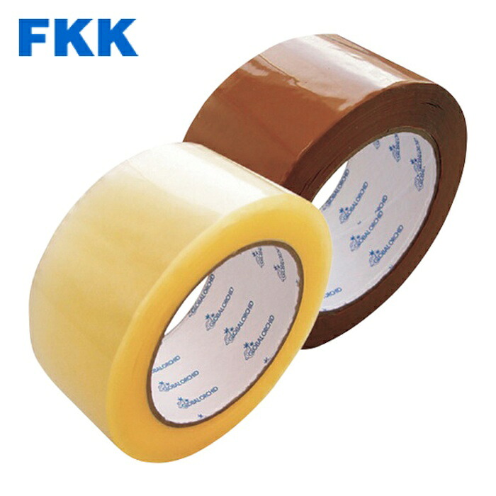 FKK オーキッドOPPテープ No.152 透明 52μ 48mm×100m (50巻) 152-48X100C