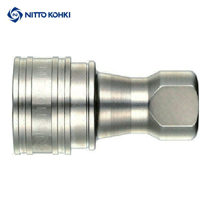 日東工器 12S-A STEEL NBR SPカプラ タイプA 鋼鉄製 ニトリルゴムNBR(SG)相手側取付サイズR1 1/2(19115) (1個)｜工具ランドこだわり館