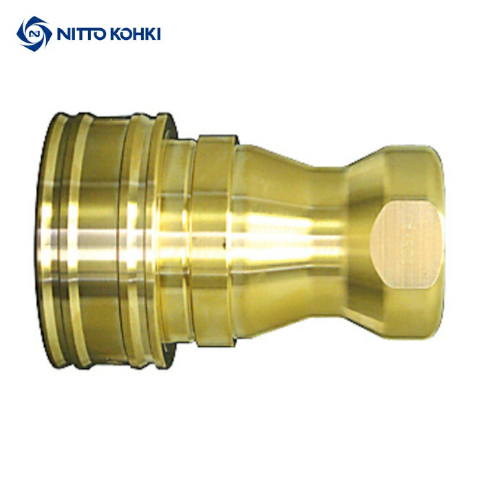 日東工器 10S-A BRASS FKM      SPカプラ タイプA 真ちゅう製 ふっ素ゴムFKM X-100(19119) (1個)