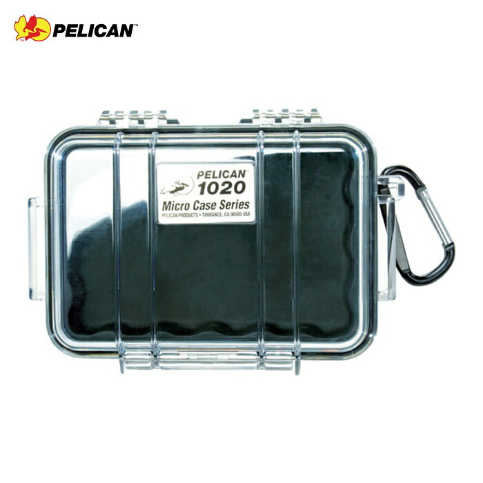 ペリカン PELICAN 1020-025-100 マイクロケース 1020 黒 173×121×54 (1個)