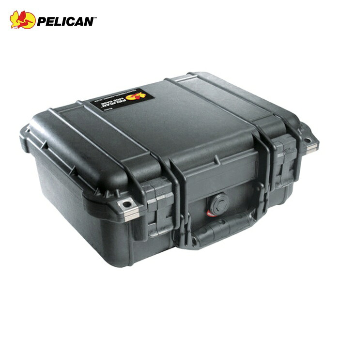 ペリカン PELICAN 1400-001-110 スモールケース 1400 黒(フォームなし) 340×295×152 (1個)|工具ランドこだわり館