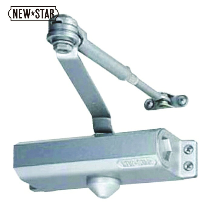 ニュースター NEW STAR 182-N01 ドアクローザー 182 シルバーN-01 (1台)｜工具ランドこだわり館