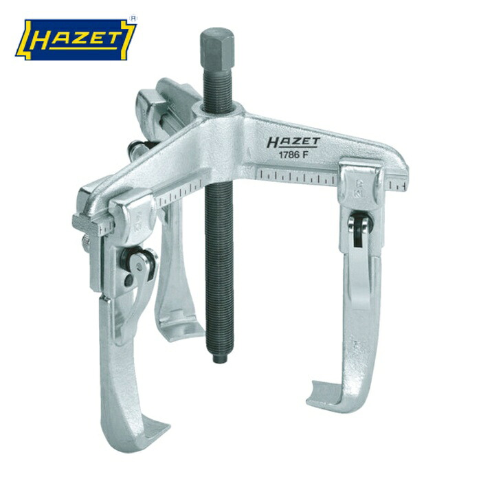 ハゼット HAZET 1786F-16 クイッククランピングプーラー(3本爪・薄爪) (1台)
