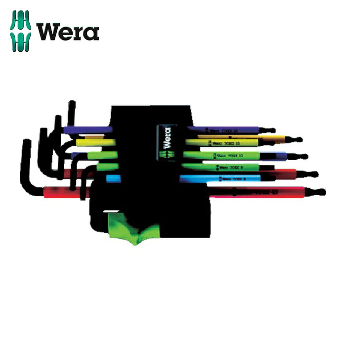 Wera ヴェラ 73599 967SPKL/10SMN マルチカラートルクスキーセット (1S)
