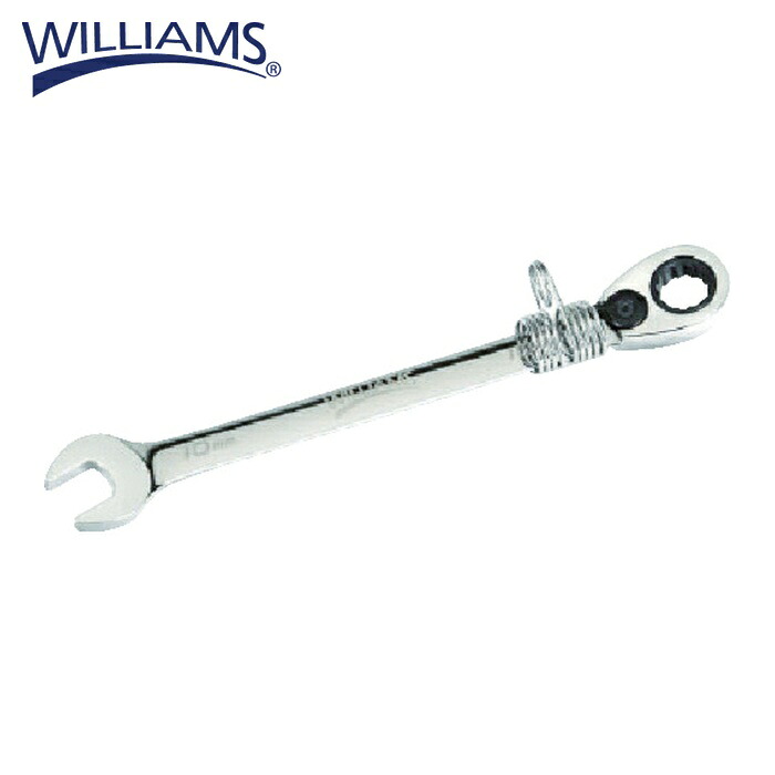 WILLIAMS ウィリアムズ 1208MRC-TH 高所用ラチェットコンビネーションレンチ 12ポイント 8mm (1丁)