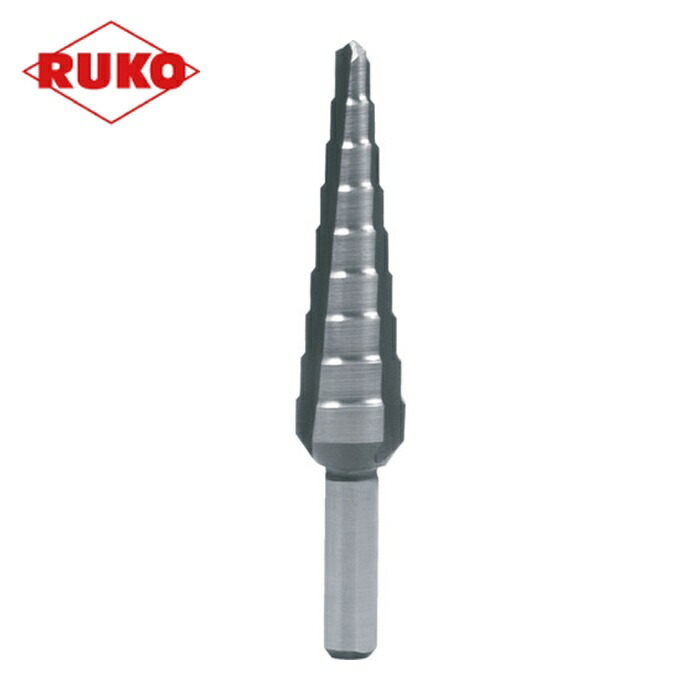 RUKO 101-350-9 3枚刃ステップドリル 12mm ハイス (1本)