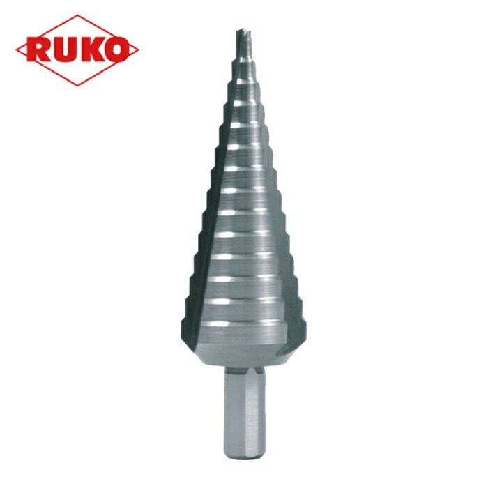 RUKO 101-352 3枚刃ステップドリル 30mm ハイス (1本)