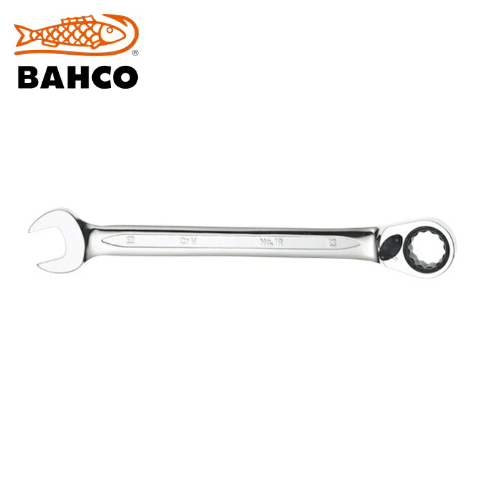 バーコ BAHCO 1RM-13 ラチェット・コンビネーションレンチ 対辺寸法13mm (1丁)