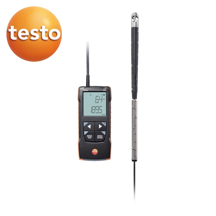 テストー ベーン式風速計 testo 416 ベーン式風速計 (1個) 0563 0416