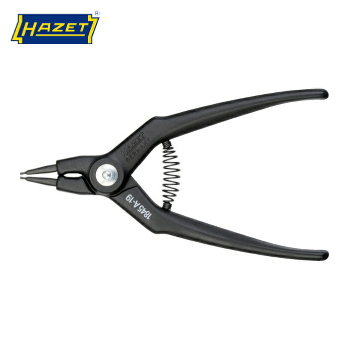 ハゼット HAZET 1845A-19 スナップリングプライヤー(軸用) (1丁) 5,250円