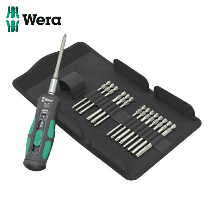 Wera ヴェラ 75851 7515/16 差替式クラフトフォームセーフトルクドライバー スピード 汎用セット1 (1S)
