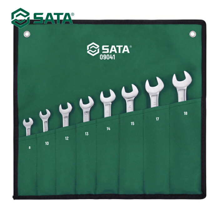 SATA 9041 コンビネーションラチェットレンチセット(8点) (1S) 10,062円