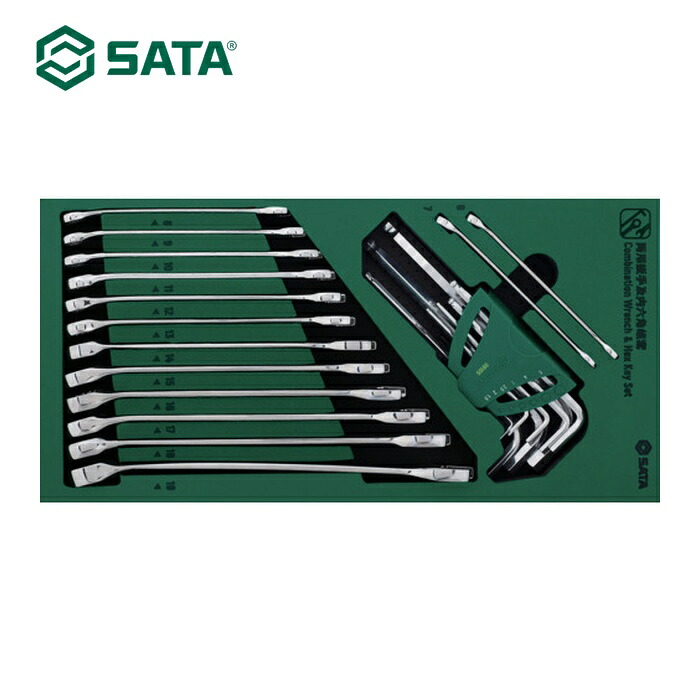 SATA 9906 ズボン下鍵\u0026六角棒仕掛ける(23点) (1S) DIY・工具-その他-花・ガーデン・DIY