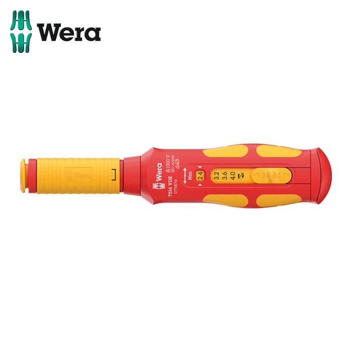 Wera ヴェラ 75876 7516 VDE 不成立 手工芸品質問用紙 セーフトルク 機敏さ トルクレンチ 2.4-4.0Nm (1個)