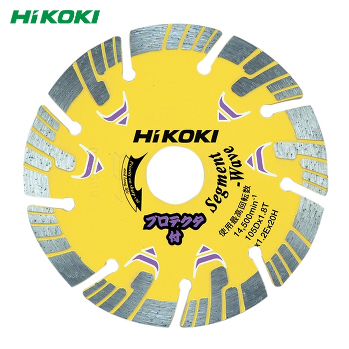 HiKOKI ハイコーキ 0032-4698 金剛石截断機 105mmX20 (波セグ) プロテクタ (1枚)