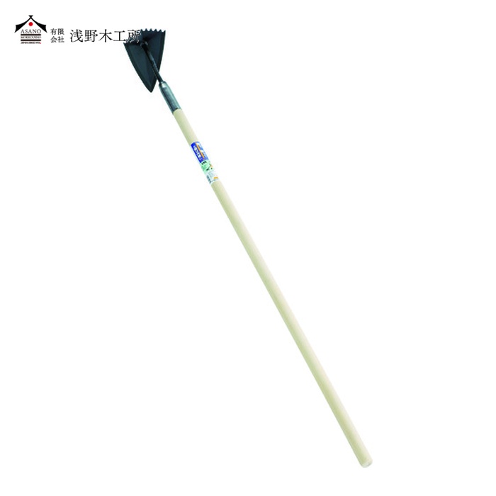 浅野木工所 草削 (鋼付)デルタホー三面式240mm (1丁) 10035