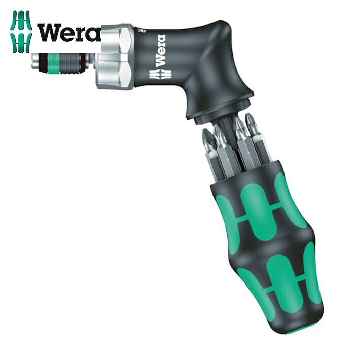 Wera ヴェラ 136012 クラフトフォームコンパクト ピストル型 RA3 ドライバービットセット (1S)